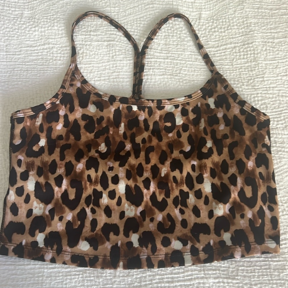 Gottex‎ leopard workout top M